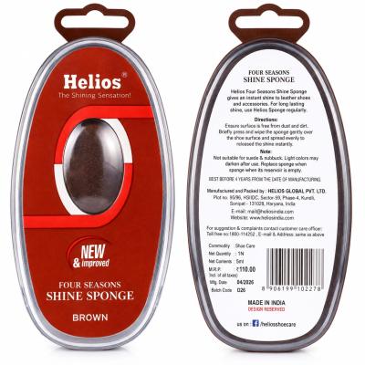 HELIOS FOUR SEASON SHINE SPONGE BROWN - PACK 1